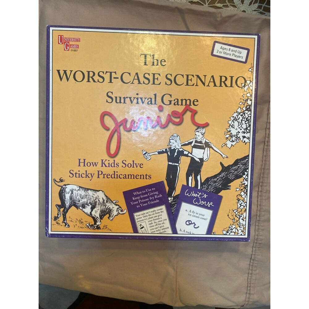Vintage 2003 The WORST-CASE SCENARIO Survival Game Junior Edition by University